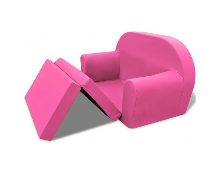 Sonata Детско разтегателно кресло, розово -
