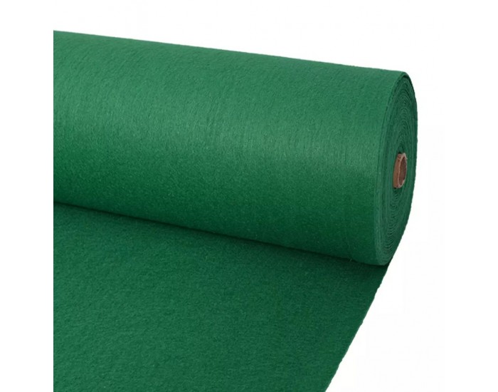 Sonata Изложбен килим, 1x24 м, зелен -