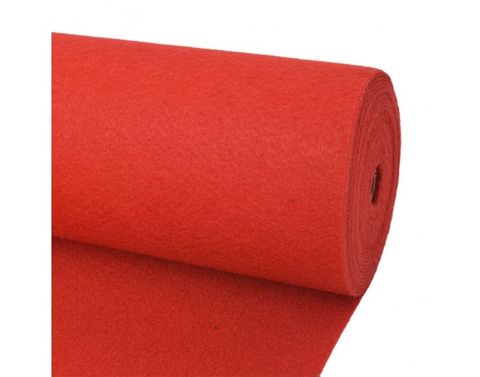 Sonata Изложбен килим, 1x24 м, червен -