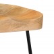 Sonata Gavin бар столове, 2 бр, 45x40x78 см, мангово дърво масив -