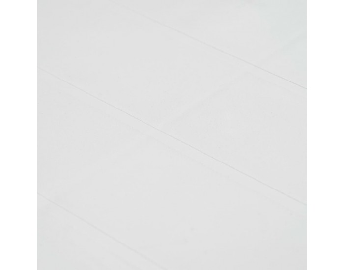 Sonata Градинска маса, 79x79x72 см, пластмаса, ратанов вид, бяла -
