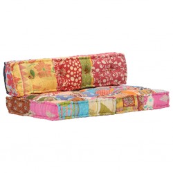 Sonata Палетна възглавница за диван, многоцветна, текстил, пачуърк - Мека мебел