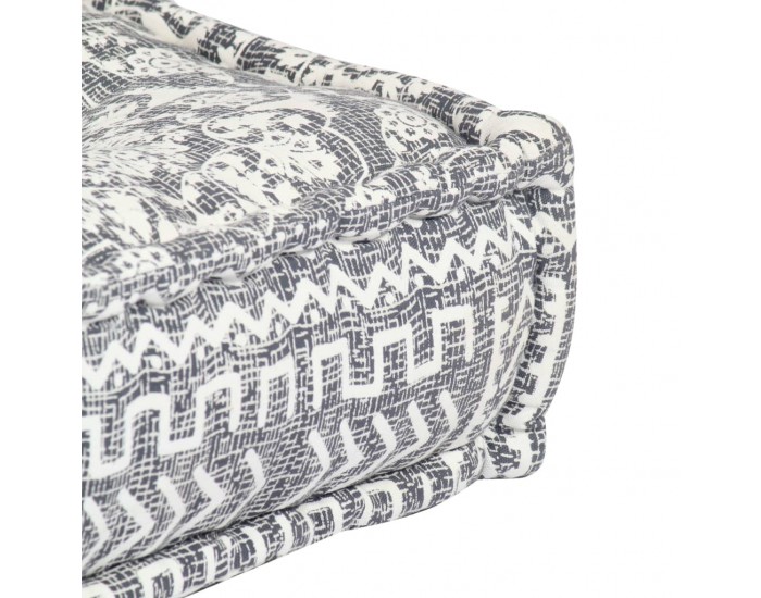 Sonata Палетна възглавница за диван, сива, текстил, пачуърк -