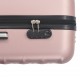 Sonata Комплект твърди куфари с колелца, 3 бр, розово злато, ABS -