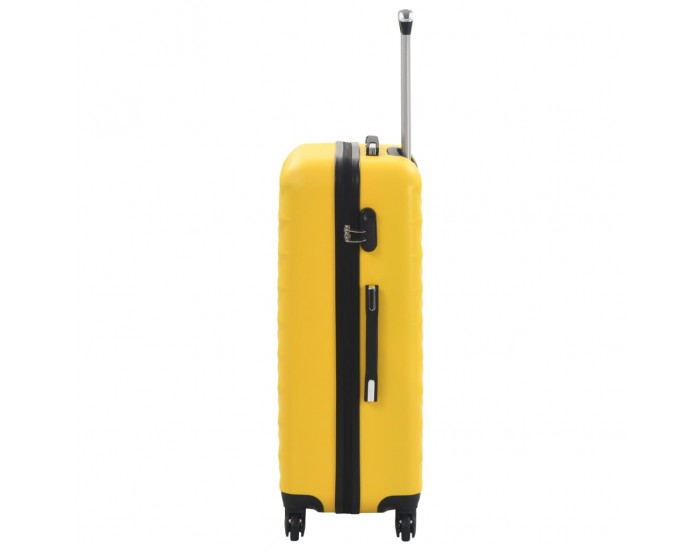 Sonata Комплект твърди куфари с колелца, 3 бр, жълти, ABS -