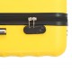 Sonata Комплект твърди куфари с колелца, 3 бр, жълти, ABS -