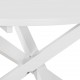 Sonata Трапезна маса, бяла, 120x75 см, МДФ -