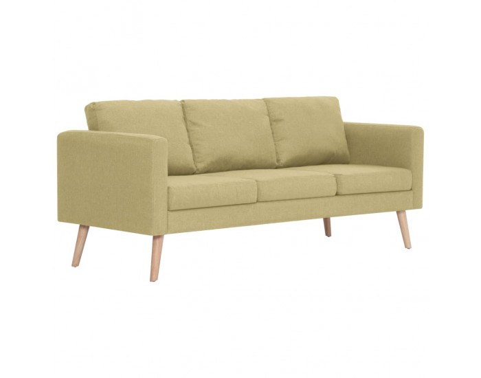 Sonata 3-местен диван, текстил, зелен -
