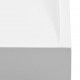 Sonata Мивка, 80x46x11 см, минерална/мраморна отливка, бяла -