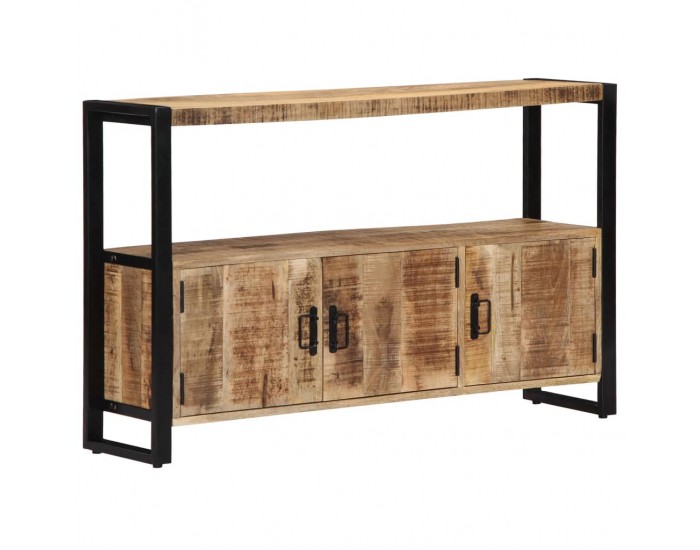 Sonata Страничен шкаф, 120x30x75 см, манго масив -