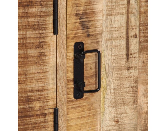 Sonata Страничен шкаф, 120x30x75 см, манго масив -