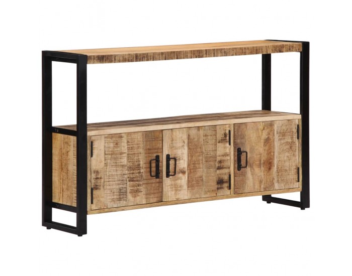 Sonata Страничен шкаф, 120x30x75 см, манго масив -