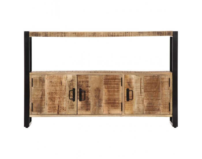 Sonata Страничен шкаф, 120x30x75 см, манго масив -