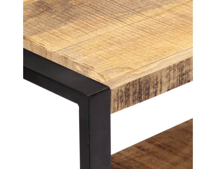 Sonata Страничен шкаф, 120x30x75 см, манго масив -