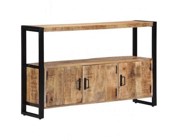 Sonata Страничен шкаф, 120x30x75 см, манго масив -