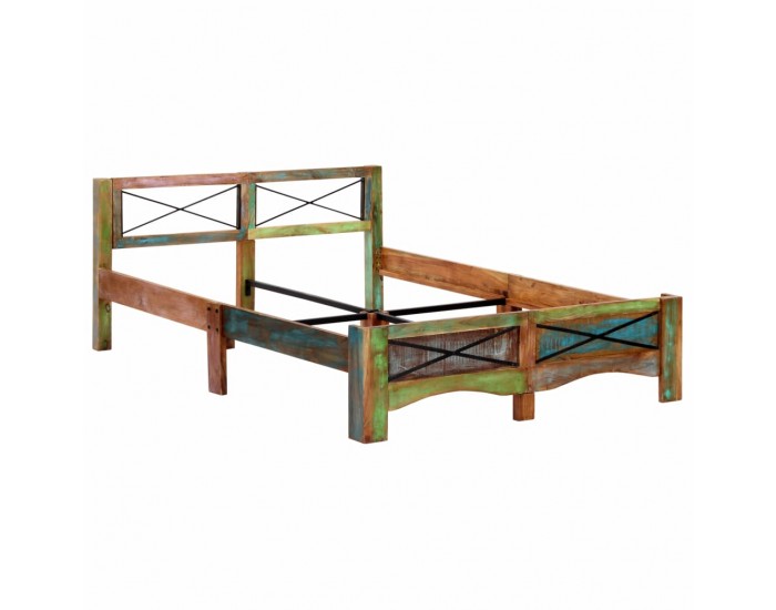 Sonata Рамка за легло, регенерирано дърво масив, 140x200 cм -