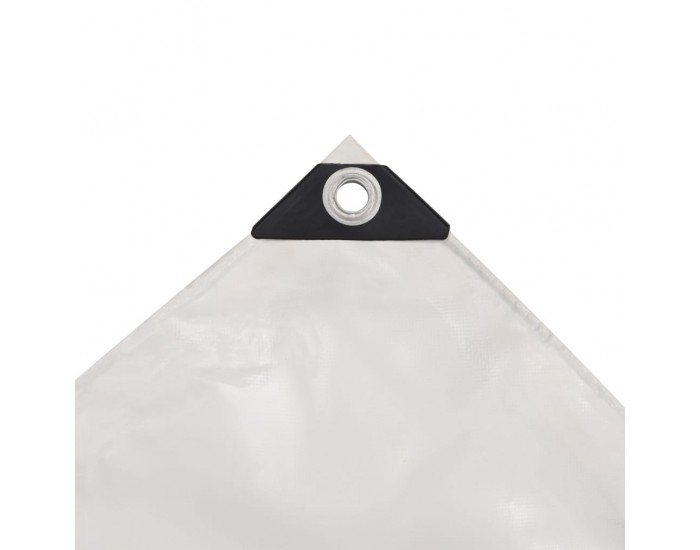 Sonata Брезентово платнище, 650 гр/м², 1,5x20 м, бяло -