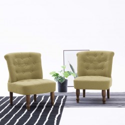 Sonata Френски стол, зелен, текстил - Трапезни столове