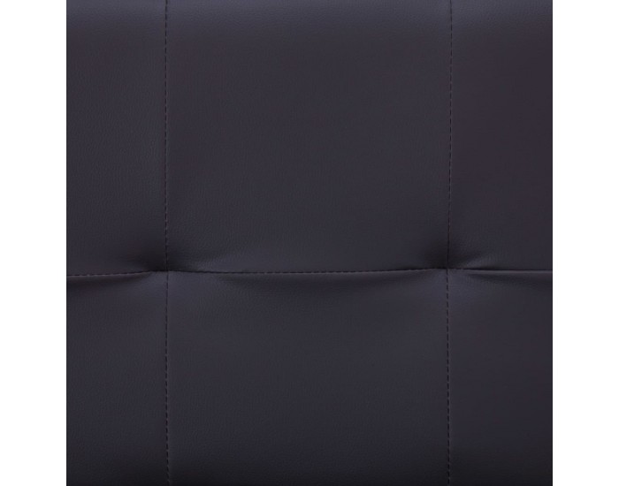 Sonata Разтегателен диван с две възглавници, кафяв, изкуствена кожа -