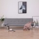 Sonata Разтегателен диван с две възглавници, светлосив, полиестер -