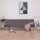 Sonata Разтегателен диван с две възглавници, таупе, полиестер -