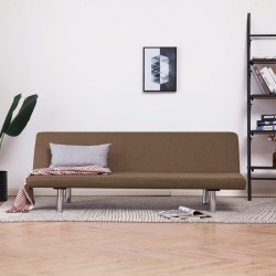 Sonata Разтегателен диван, кафяв, полиестер - Мека мебел