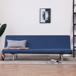 Sonata Разтегателен диван, син, полиестер - Мека мебел