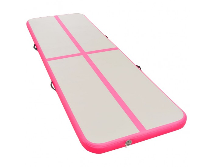 Sonata Надуваем дюшек за гимнастика с помпа, 500x100x10 см, PVC, розов -