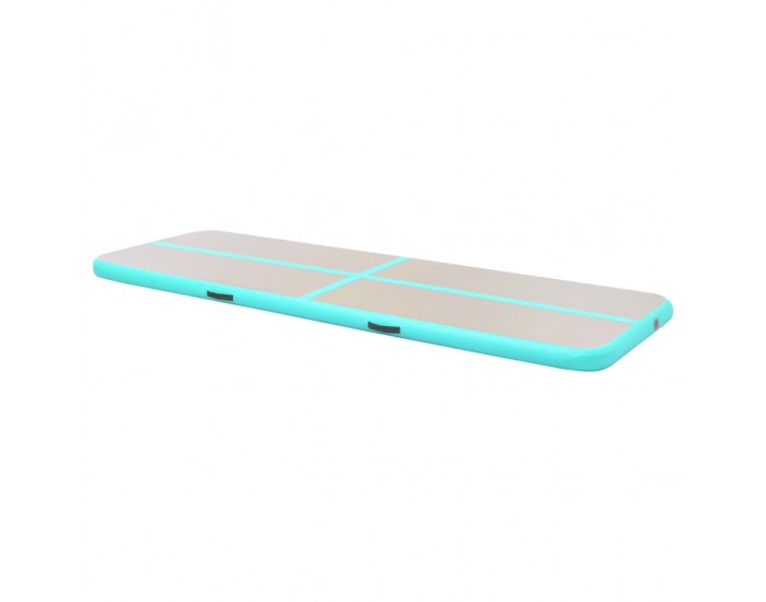 Sonata Надуваем дюшек за гимнастика с помпа, 500x100x10 см, PVC, зелен -