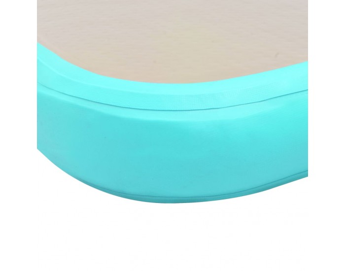 Sonata Надуваем дюшек за гимнастика с помпа, 600x100x10 см, PVC, зелен -