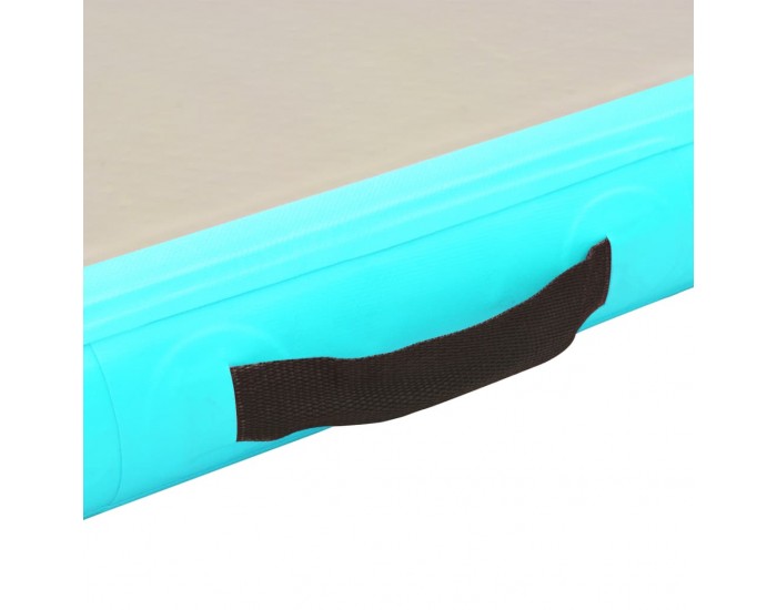 Sonata Надуваем дюшек за гимнастика с помпа, 600x100x10 см, PVC, зелен -