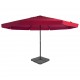 Sonata Градински чадър с преносима основа, червен -