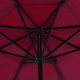 Sonata Градински чадър с преносима основа, червен -