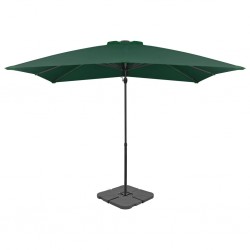 Sonata Градински чадър с преносима основа, зелен - Градина