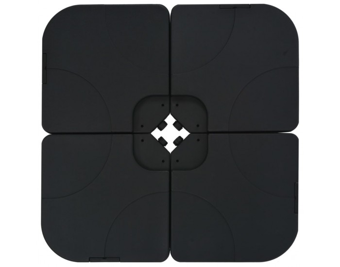 Sonata Градински чадър с преносима основа, пясъчен -