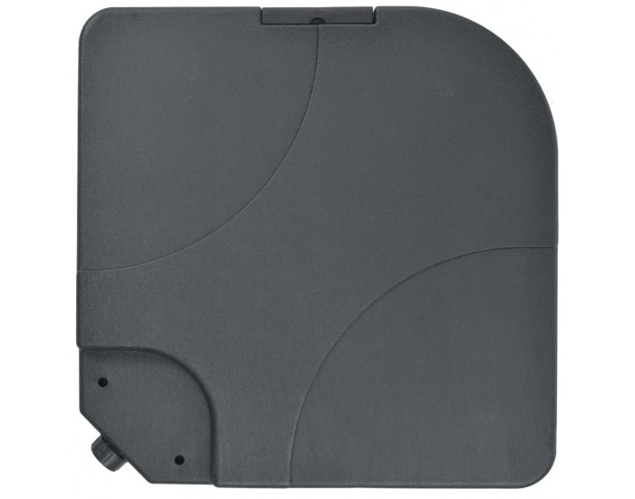 Sonata Градински чадър с преносима основа, пясъчен -