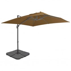 Sonata Градински чадър с преносима основа, таупе - Градина