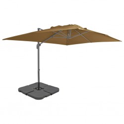 Sonata Градински чадър с преносима основа, таупе - Градина