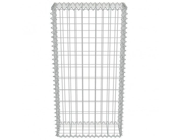 Sonata Габионна стена с капаци, поцинкована стомана, 50x20x100 см -
