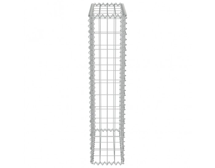 Sonata Габионна стена с капаци, поцинкована стомана, 50x20x100 см -