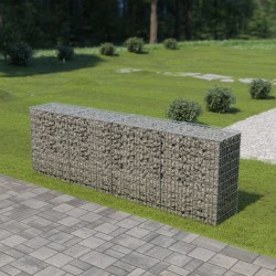 Sonata Габионна стена с капаци, поцинкована стомана, 300x50x100 см - Огради