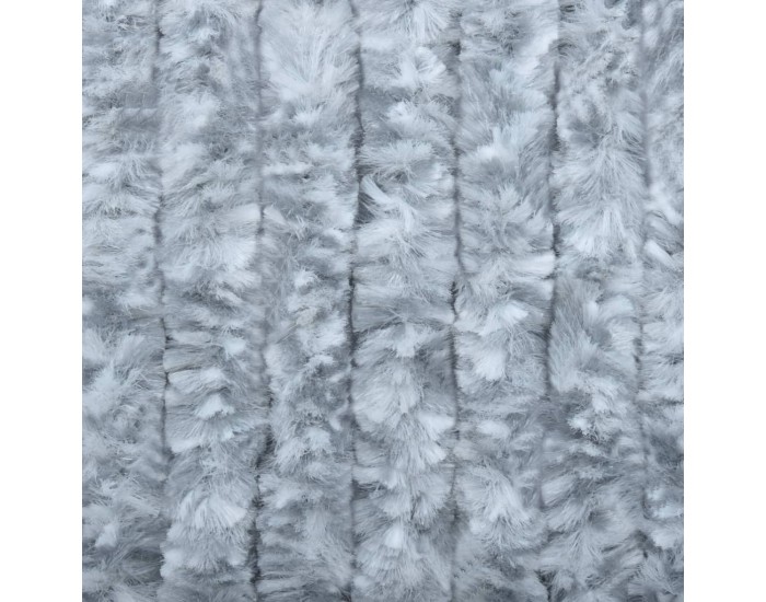 Sonata Завеса против насекоми, бяло и сиво, 100x220 см, шенил -