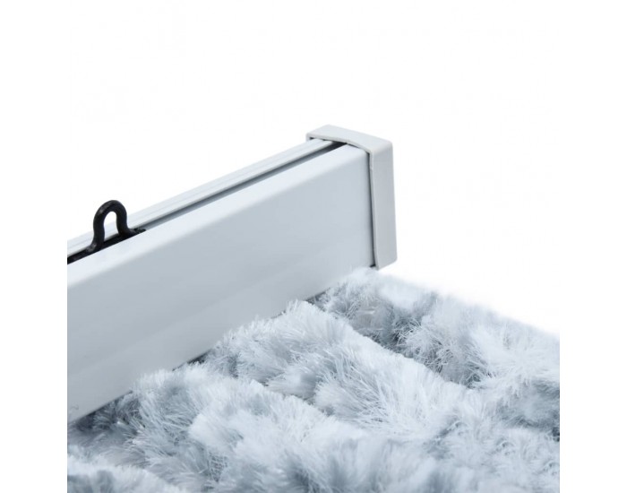 Sonata Завеса против насекоми, бяло и сиво, 100x220 см, шенил -