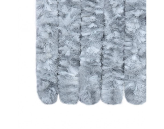 Sonata Завеса против насекоми, бяло и сиво, 100x220 см, шенил -