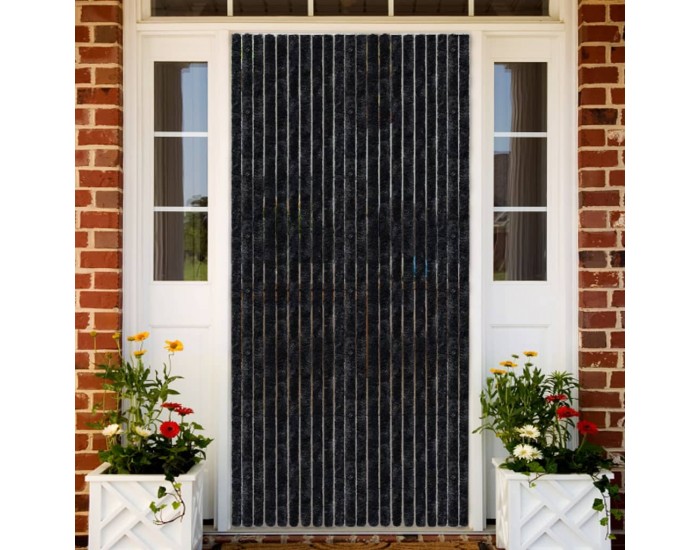 Sonata Завеса против насекоми, антрацит, 90x220 см, шенил -