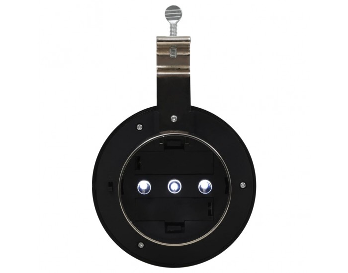 Sonata Градински соларни лампи, 12 бр, LED, кръгли, 12 см, бели -