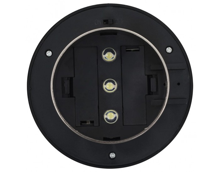 Sonata Градински соларни лампи, 12 бр, LED, кръгли, 12 см, бели -