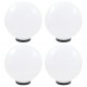 Sonata Градински сфери за LED лампи, 4 бр, 30 см, PMMA -