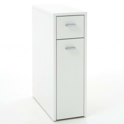 FMD Шкаф с 2 чекмеджета, 20x45x61 см, бял - Спалня