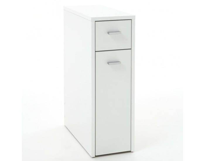 FMD Шкаф с 2 чекмеджета, 20x45x61 см, бял